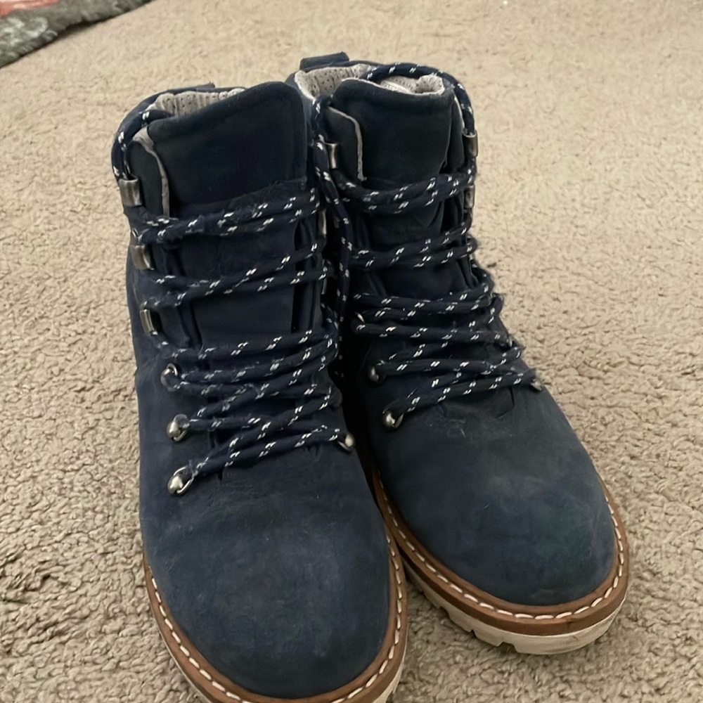 TOMS Navy Waterproof Boots